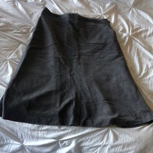H&M gray corduroy a-line skirt, size US 12/EUR 42